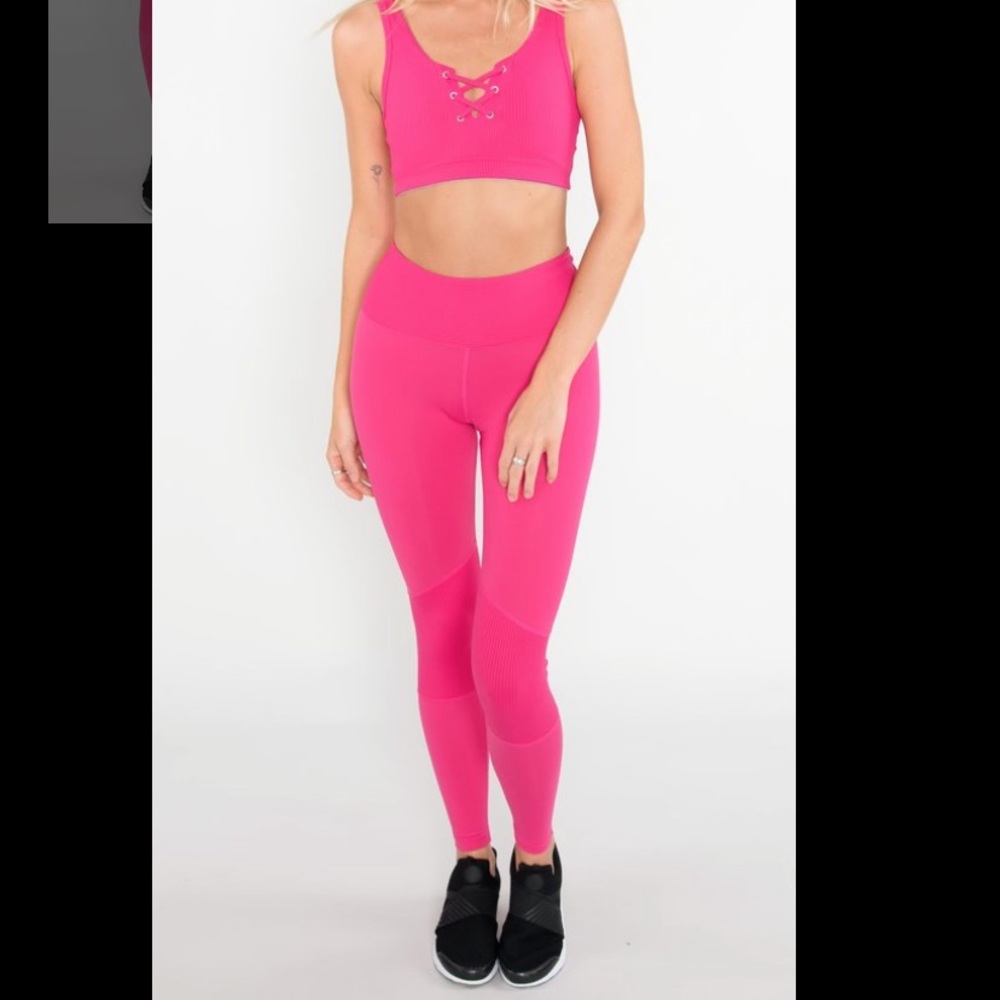 Year of Ours The Jan and Hook Legging Magenta